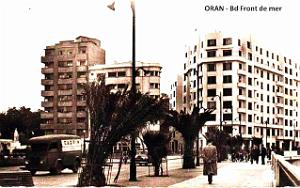 Oran - Boulevard Front de Mer  et Square Lyautey